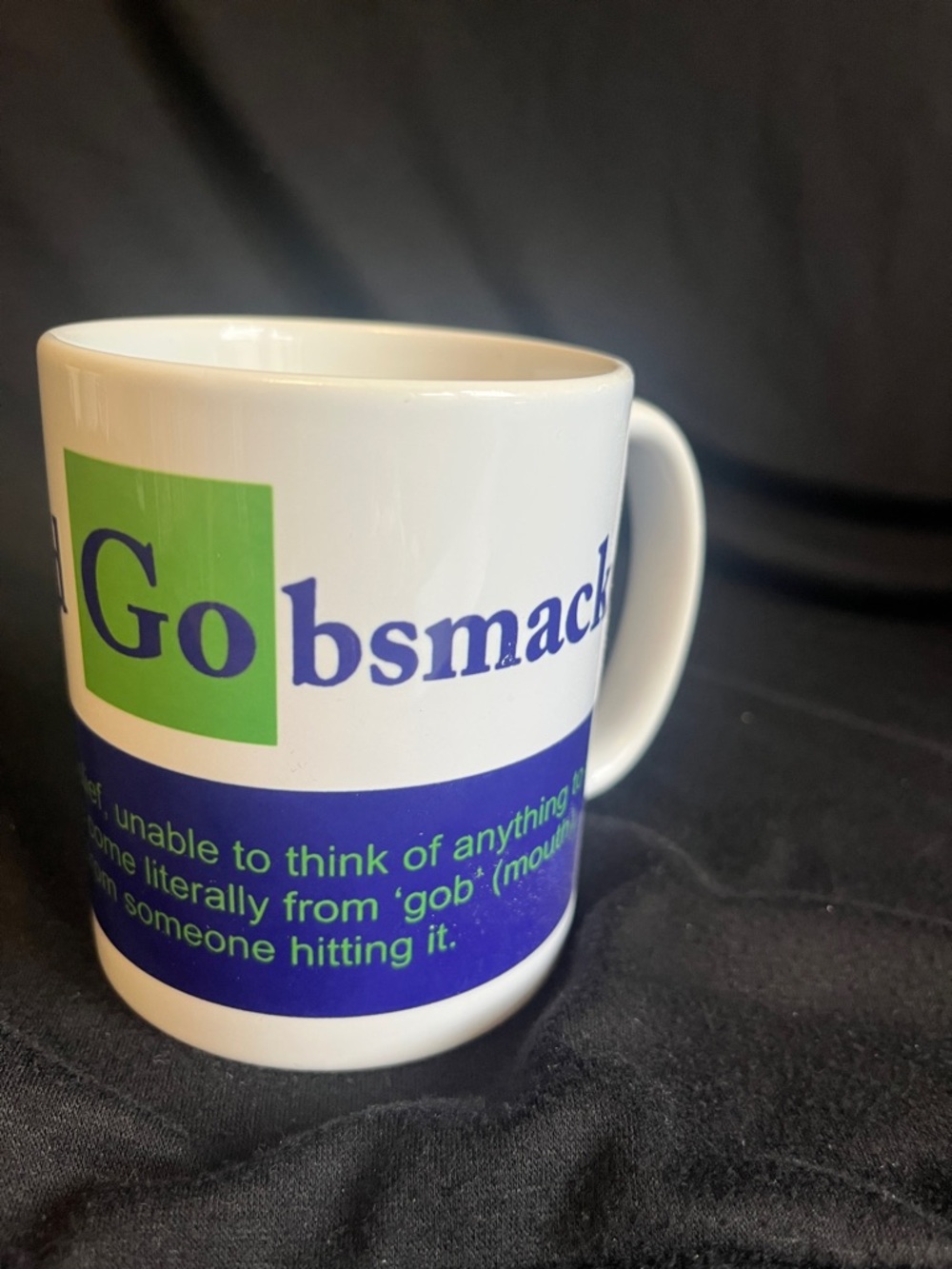 12 oz 'Gobsmacked' Printed Ceramic Coffee Mug